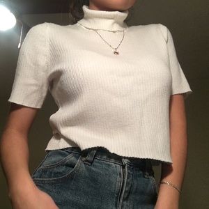 🌺Pacsun white turtle neck top